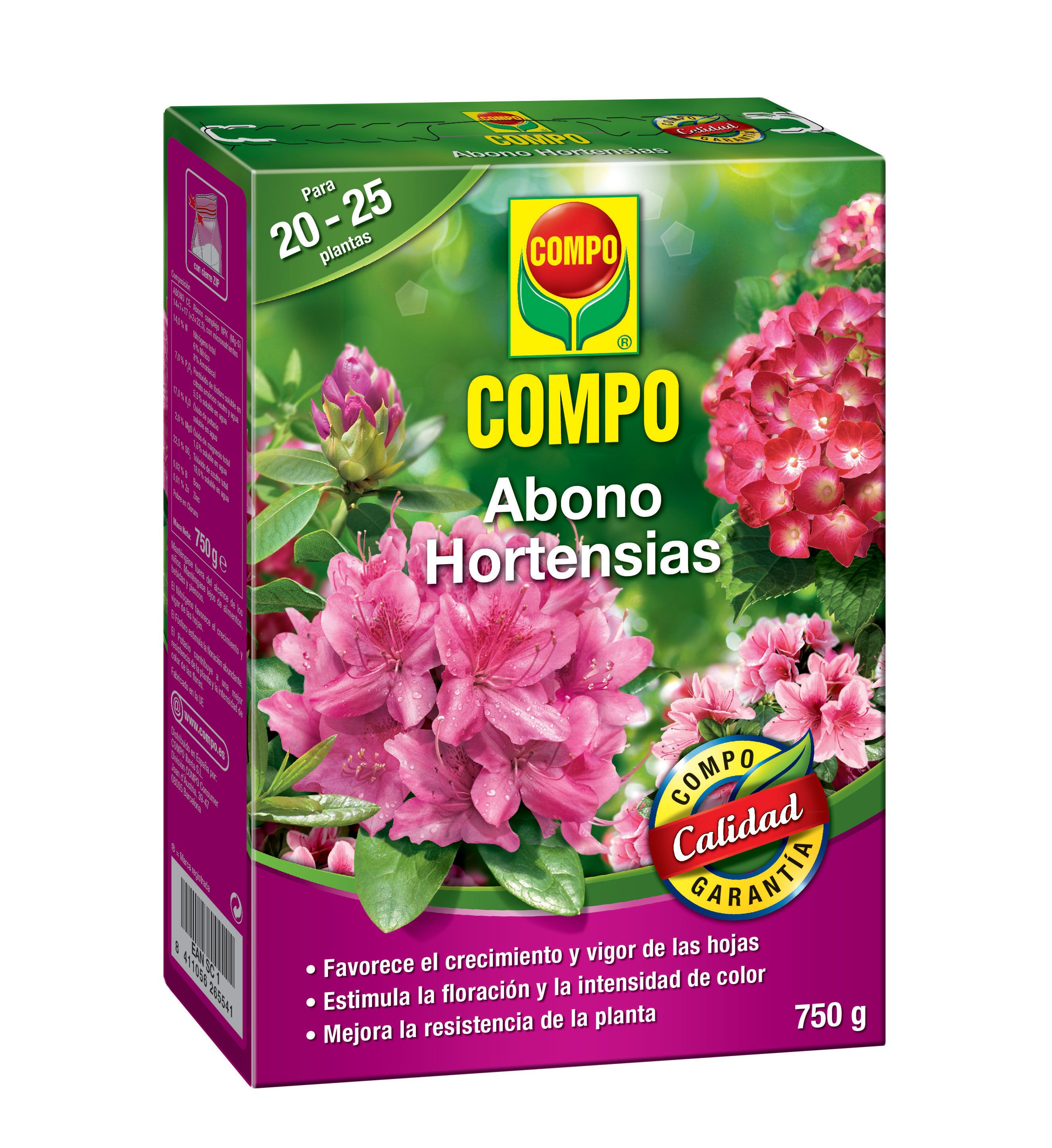 Compo Nitrophoska® Hortensias Estuche 750g | Jardinería Ferromar
